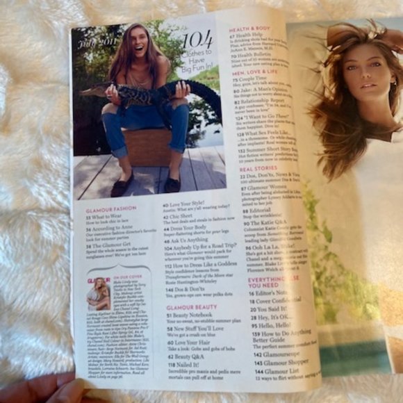 2/$45 Glamour Magazine July 2011 Blake Lively Fashion Beauty Articles Lifestyle - Picture 5 of 6